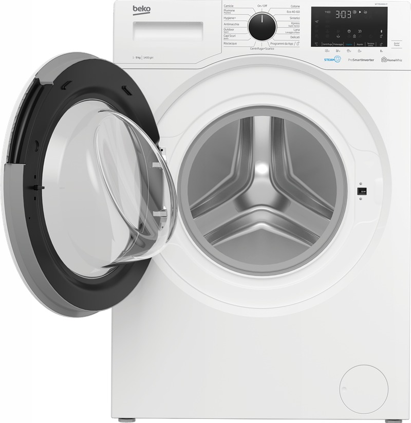 Lavatrice a Vapore SteamCure™ 9 kg 1400rpm 9kg Bianco