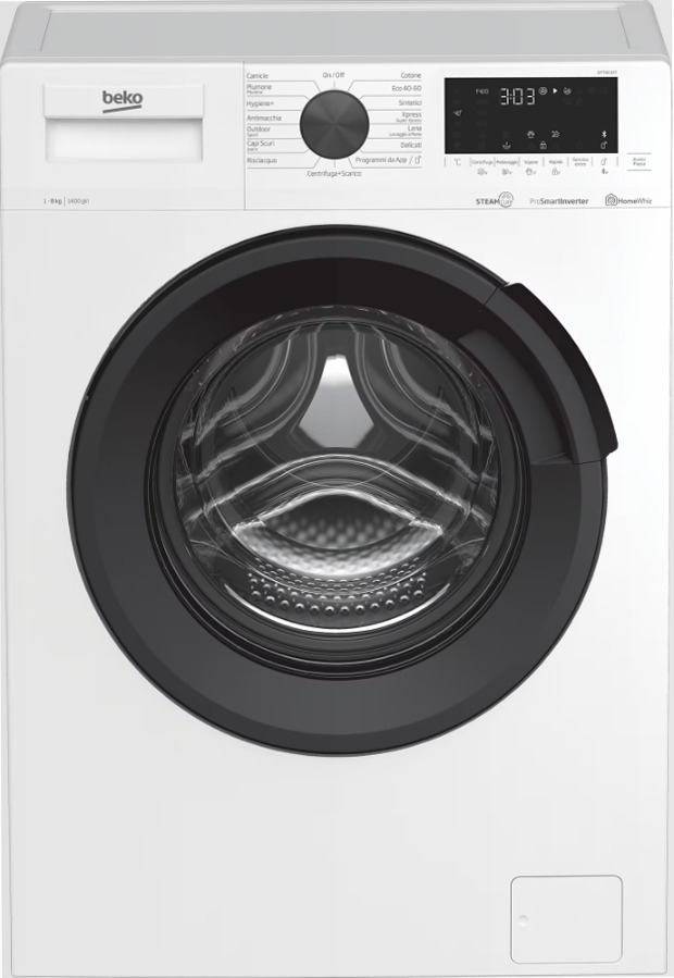 Lavatrice EPT8C4IT: 8 kg, 1400 giri/min 1400rpm 8kg Bianco