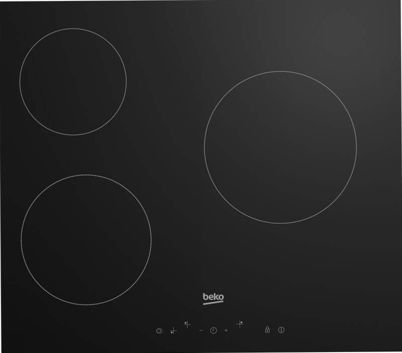 HIC63400: Piano Cottura Vetroceramica 60 cm Nero