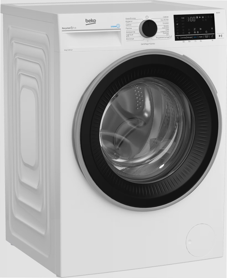 BWU384S: Lavatrice Beyond 8kg Classe A, SteamCure™ 1400rpm Bianco