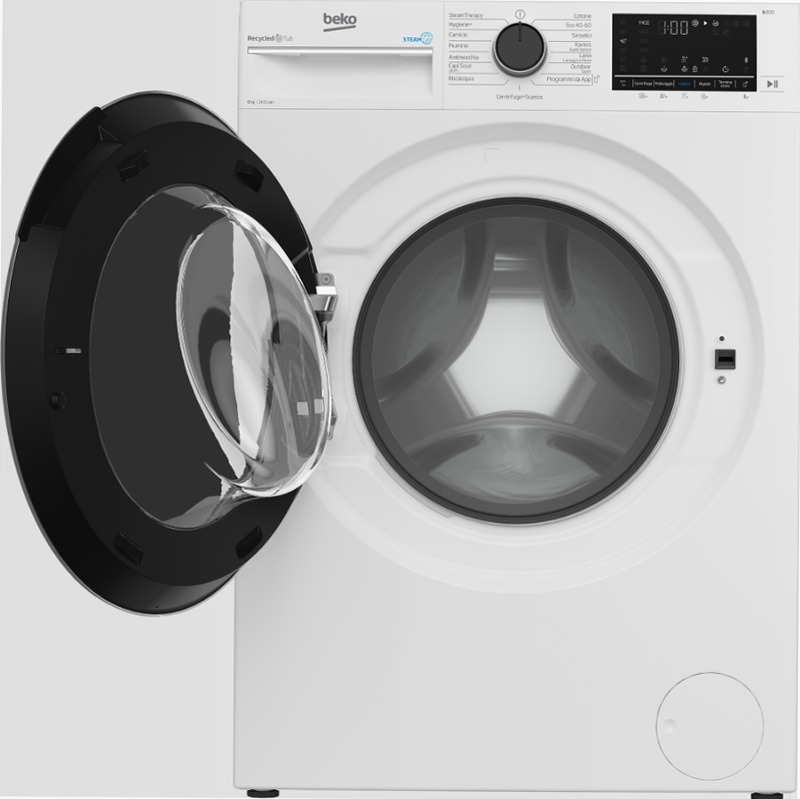 BWU384S: Lavatrice Beyond 8kg Classe A, SteamCure™ 1400rpm Bianco