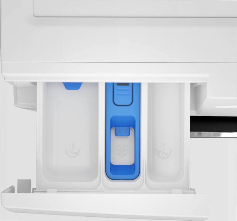 BWU384S: Lavatrice Beyond 8kg Classe A, SteamCure™ 1400rpm Bianco