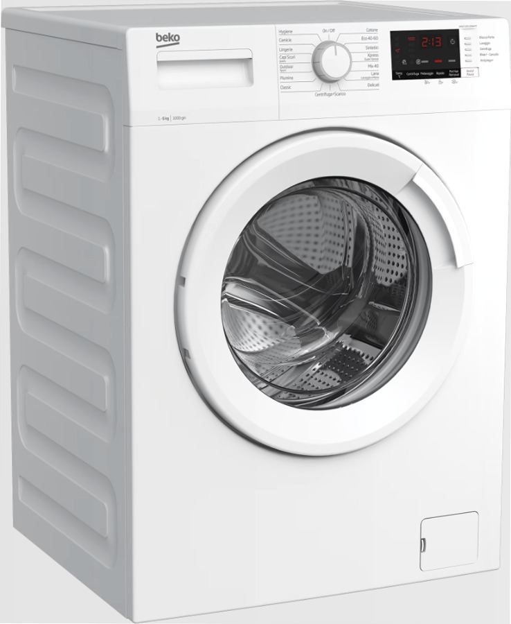 Lavatrice Slim 6 kg WS6T12EU32W/IT 1000rpm 6kg Bianco