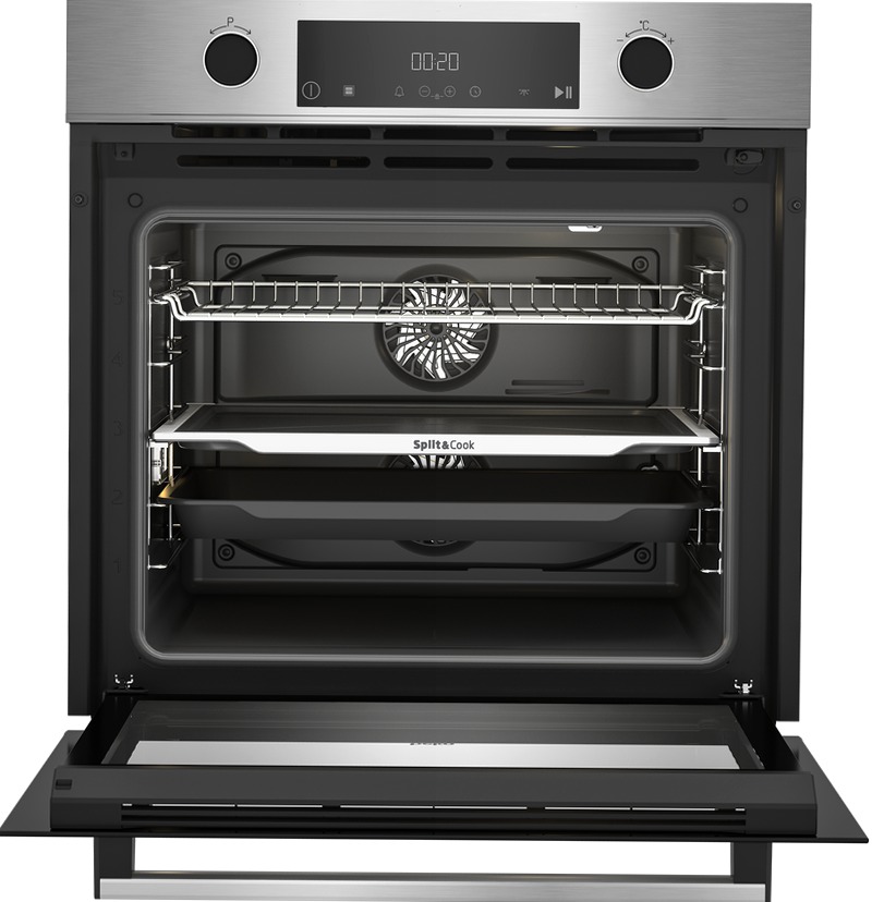Forno Multifunzione Pirolitico Split&Cook BBVM12400XPS A Acciaio