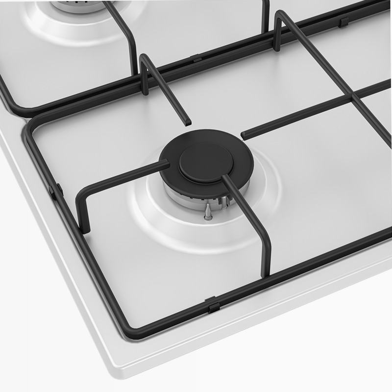 HIGG 64123 SW: Piano a Gas 4 Bruciatori 60 cm Bianco