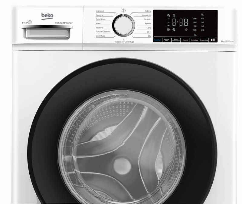 BMX8126DB: Lavatrice 8kg, Classe A 1200rpm 8kg Bianco