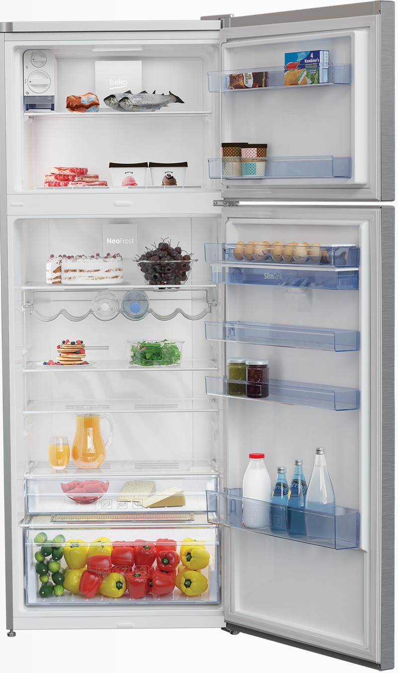 RDNE455E30DZXBN: Frigorifero Doppia Porta, Total No-Frost, 70 cm