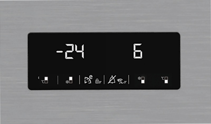 RDNE455E30DZXBN: Frigorifero Doppia Porta, Total No-Frost, 70 cm