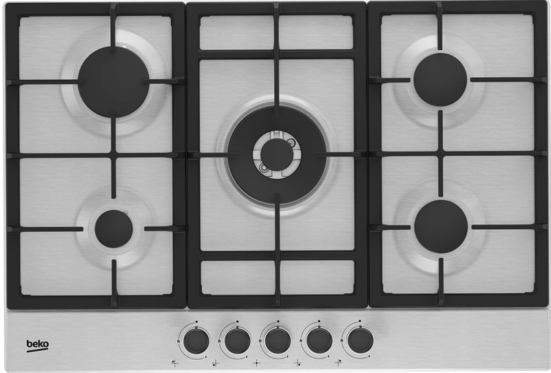 HIAW75225SXE: Piano a Gas PractiClean 75 cm Acciaio 4