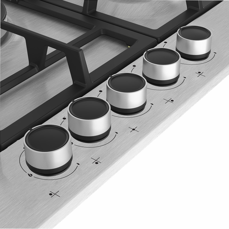 HIAW75225SXE: Piano a Gas PractiClean 75 cm Acciaio 4