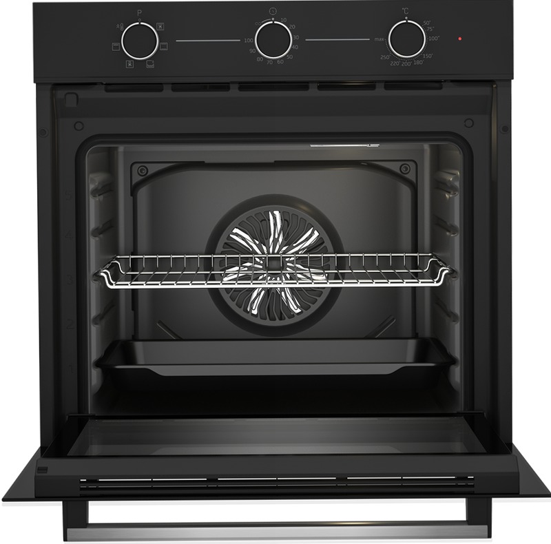 Forno Assistito con Ventola 60 cm A Nero