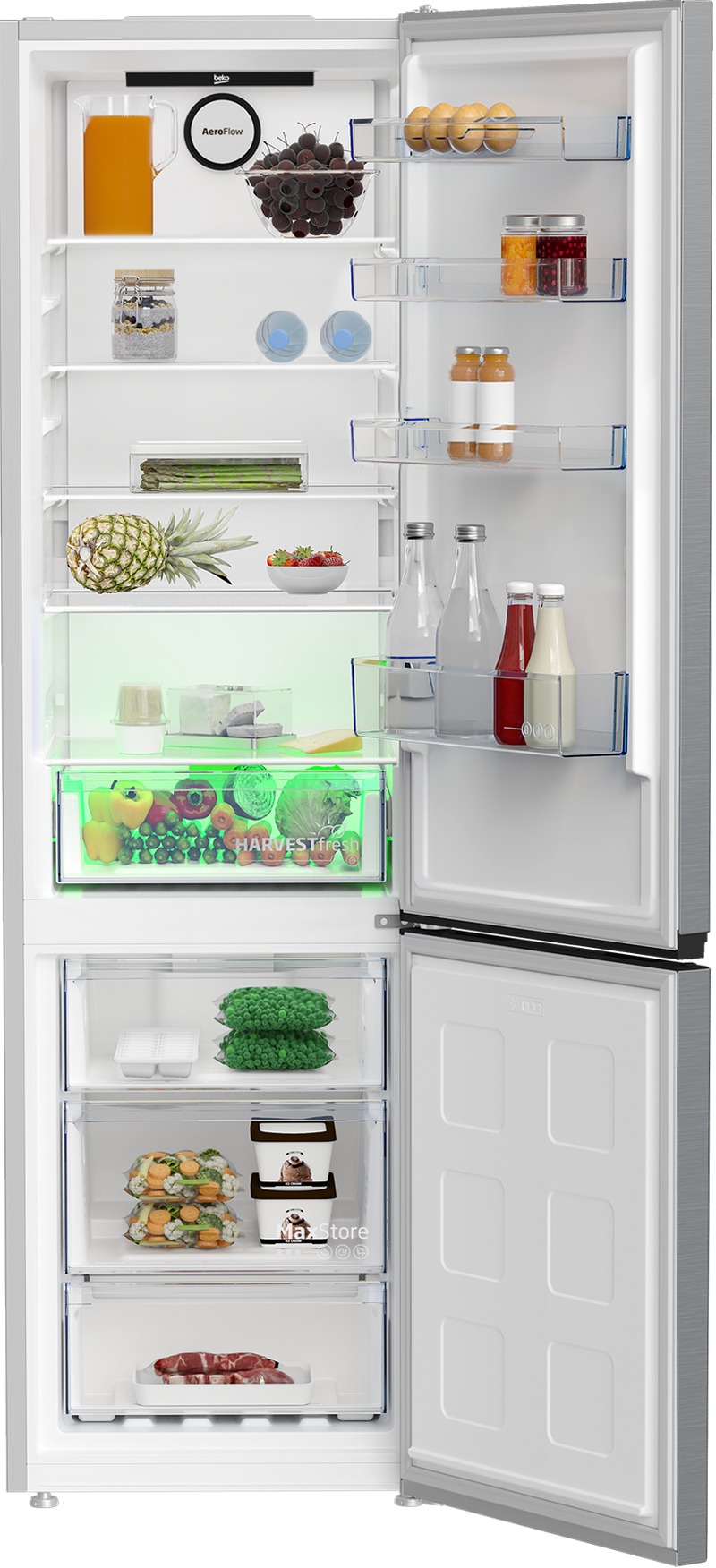 B5RCNE406HXB1: Frigorifero Combinato Beyond, Total No-Frost, 59.5 cm