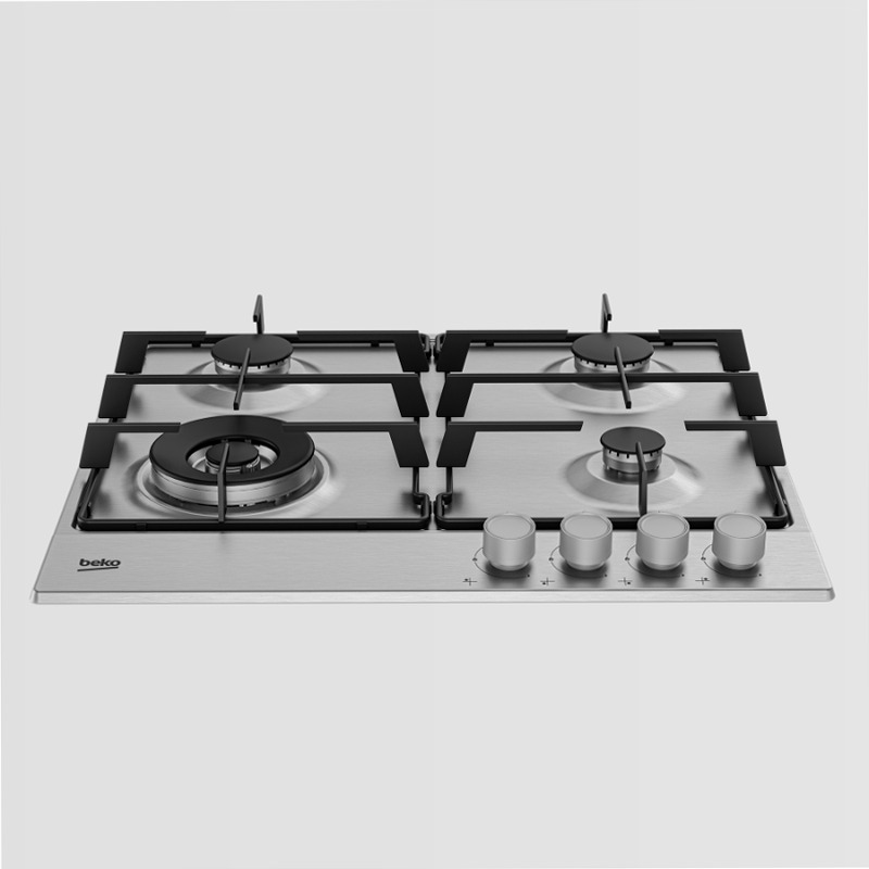 HIAW 64223 SX: Piano Cottura a Gas 60 cm Acciaio