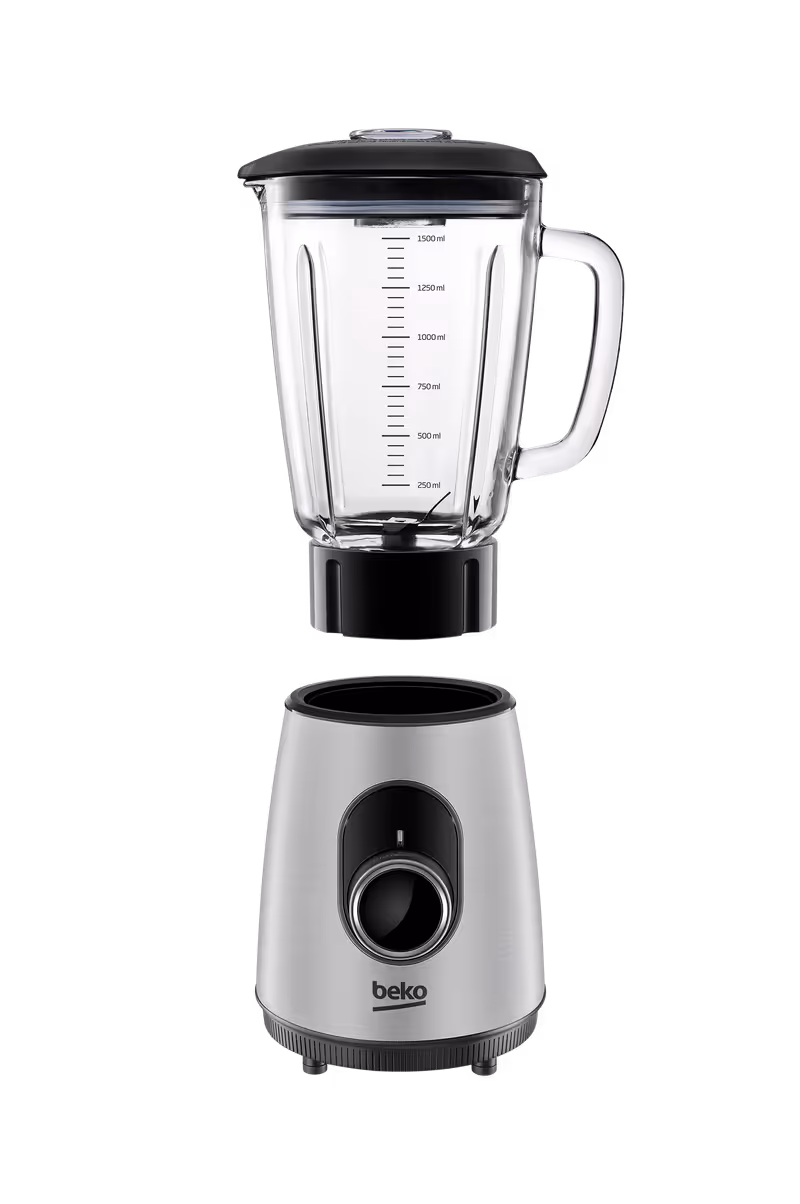 Frullatore TBN7802X: 800 Watt, 1.5 L Brocca in Vetro Acciaio