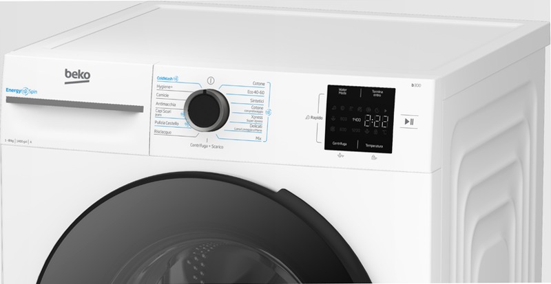 Lavatrice BMWUR8147EC: 8kg, Classe A-10%, 1400giri 1400rpm 8kg Bianco