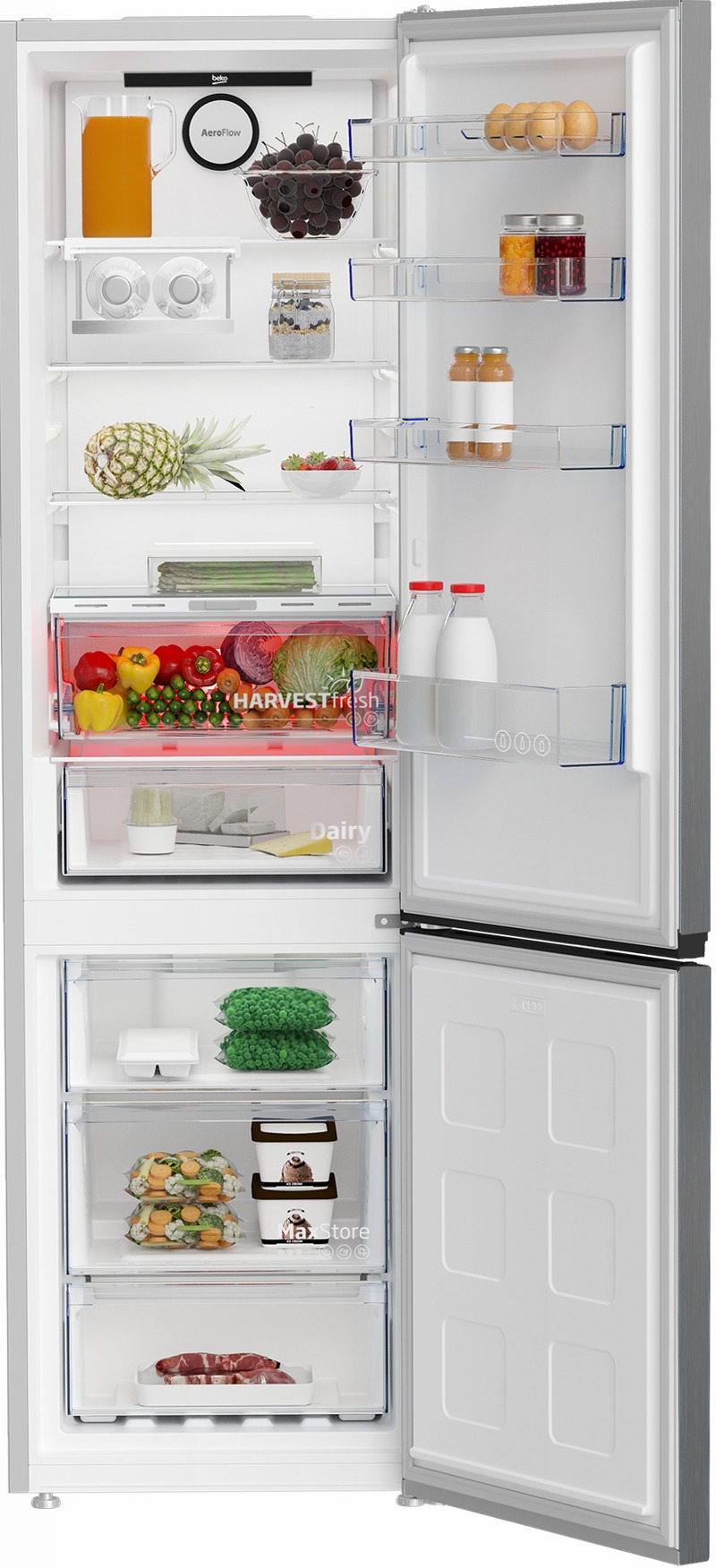 B5RCNE406HXB: Frigorifero Combinato, Total No-Frost, 59.5 cm