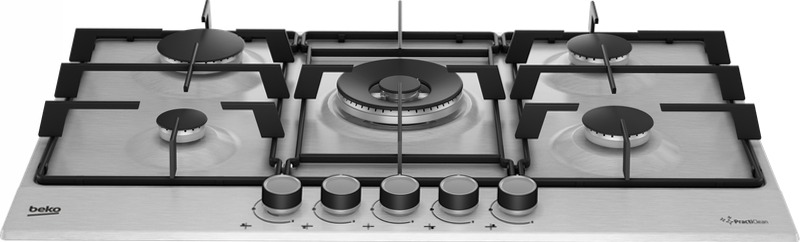 HIAW75224SXE: Piano a Gas PractiClean 75 cm Acciaio 4