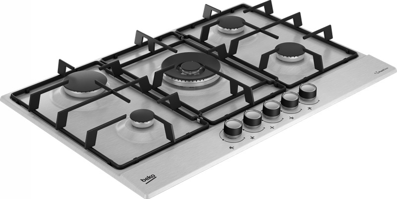 HIAW75224SXE: Piano a Gas PractiClean 75 cm Acciaio 4