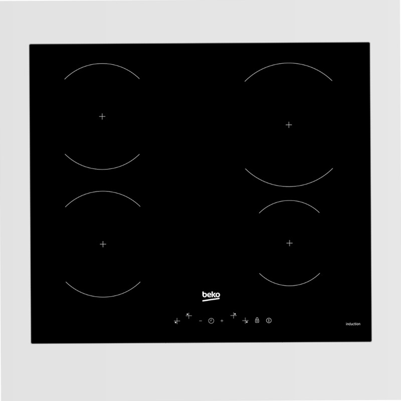 HII 64430 GT: Piano Cottura da Incasso 60 cm (4 Zone Induzione) Nero A Induzione 4