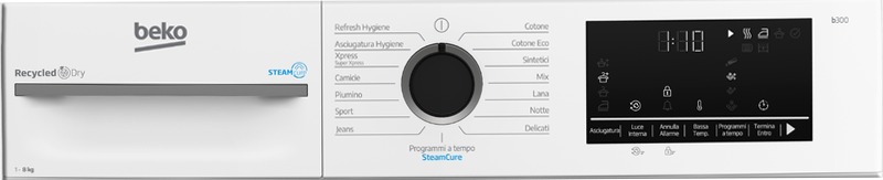Asciugatrice 8kg Classe C a Pompa di Calore Bianco