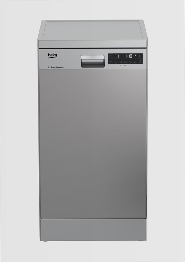 DFS28021X: Lavastoviglie Slim 45cm, 10 Coperti E Acciaio Libera