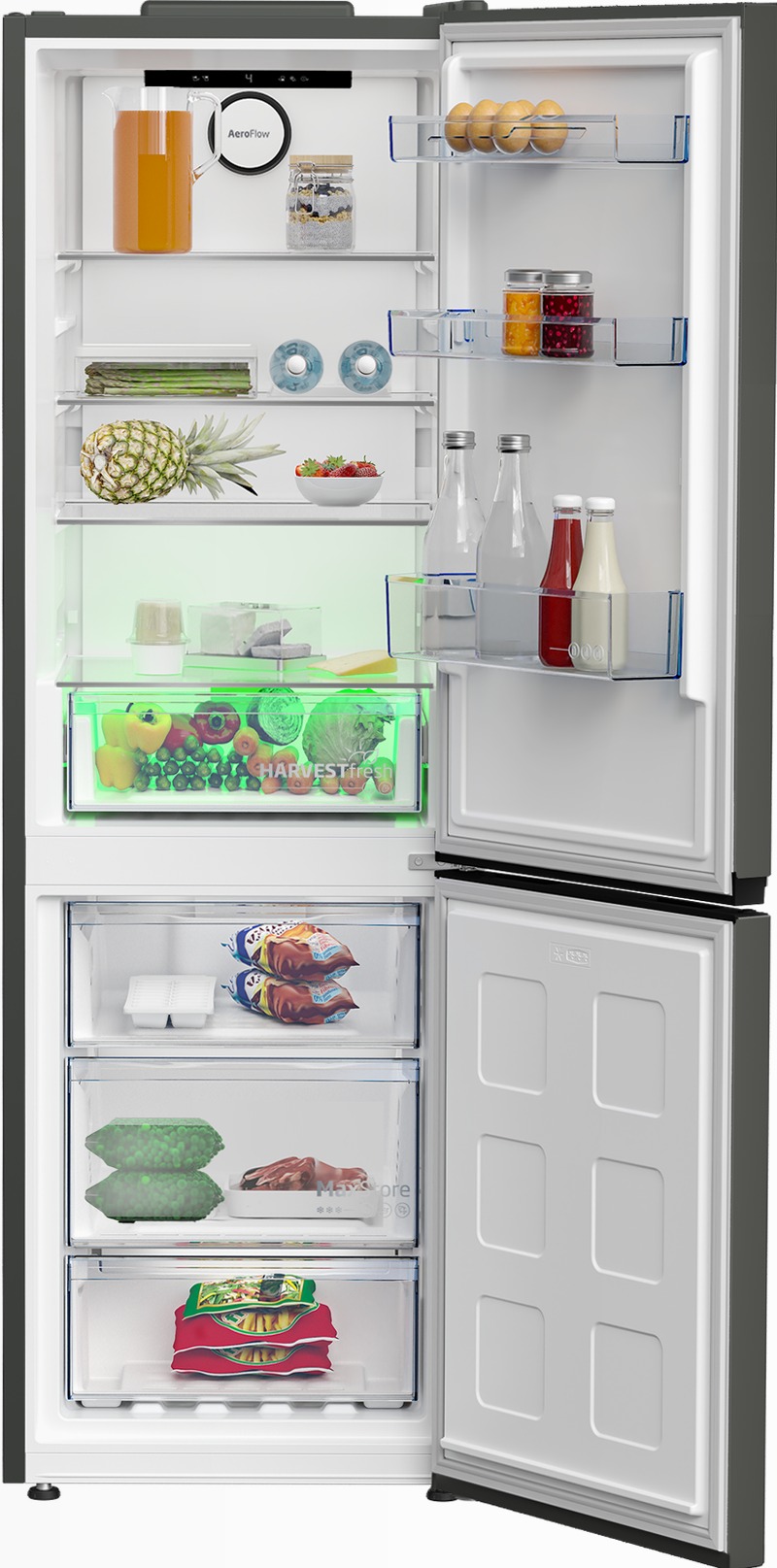 B5RCNE365HG: Frigorifero Combinato Beyond, Total No-Frost, 59.5 cm