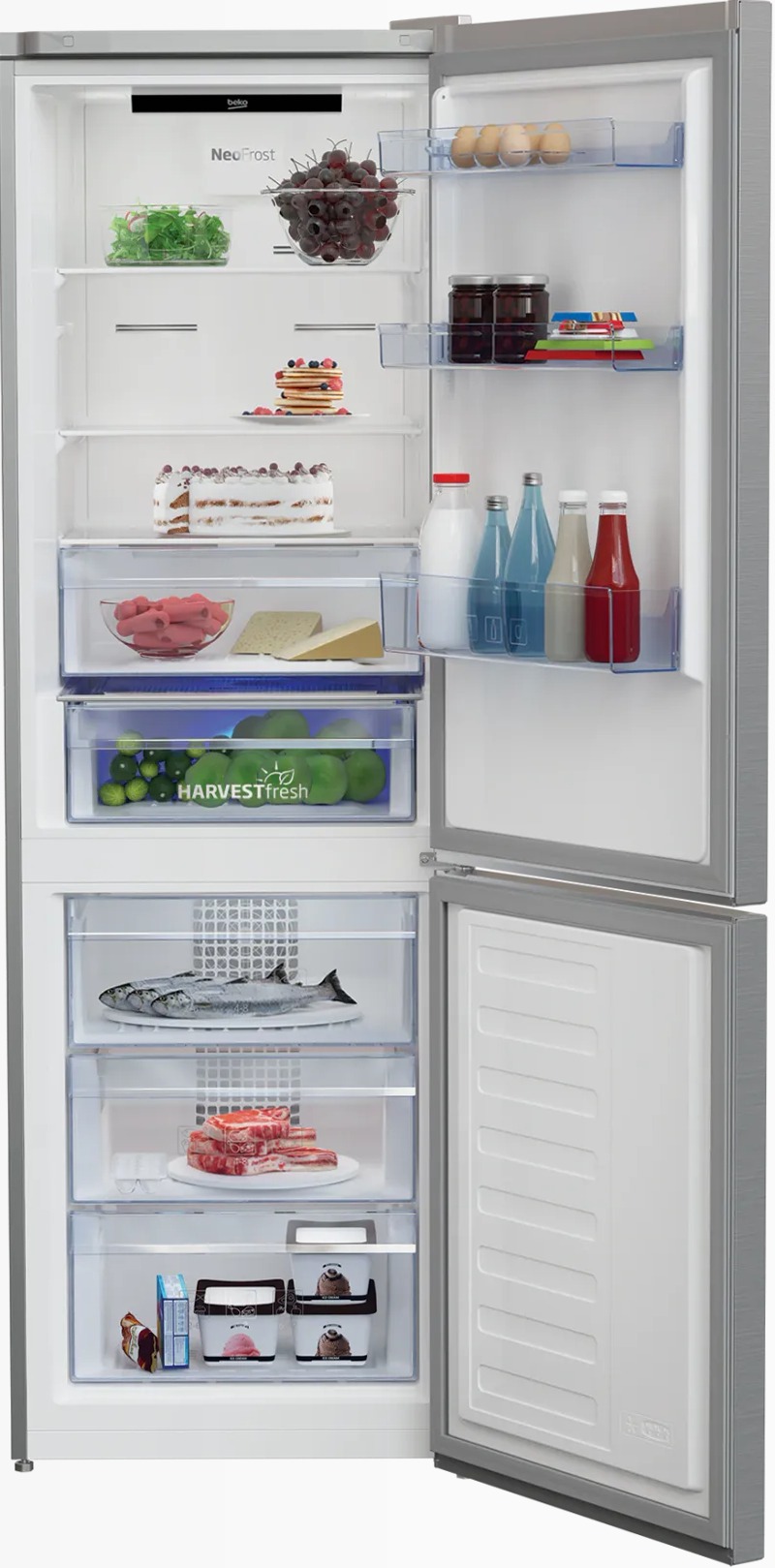 RCNA366E40ZXBN: Frigorifero Combinato, Total No-Frost, 59.5 cm
