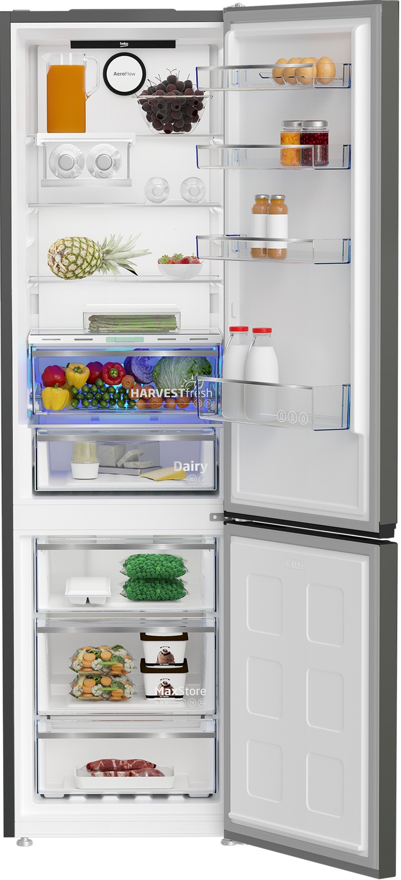 B5RCNA405ZG: Frigorifero Combinato, Total No-Frost, 59.5 cm