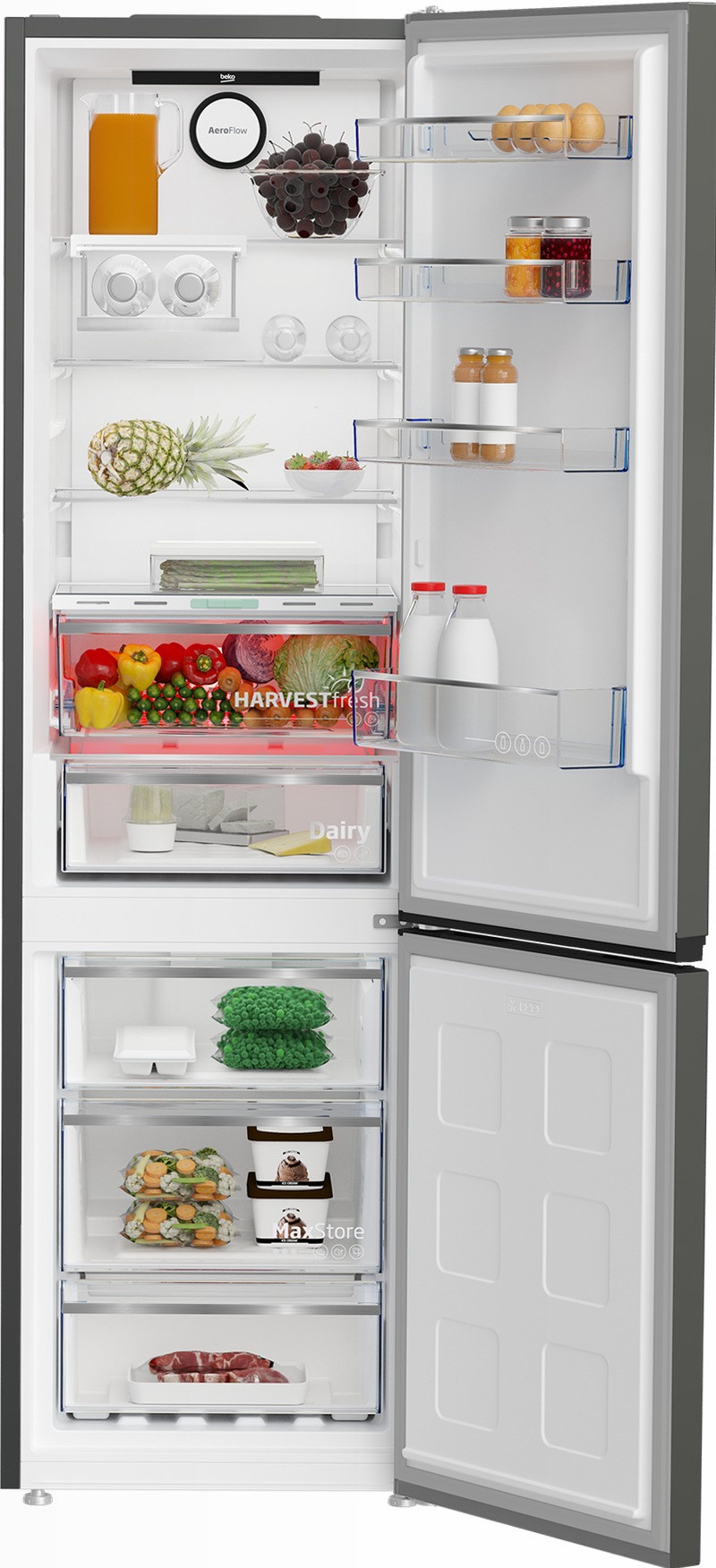 B5RCNA405ZG: Frigorifero Combinato, Total No-Frost, 59.5 cm