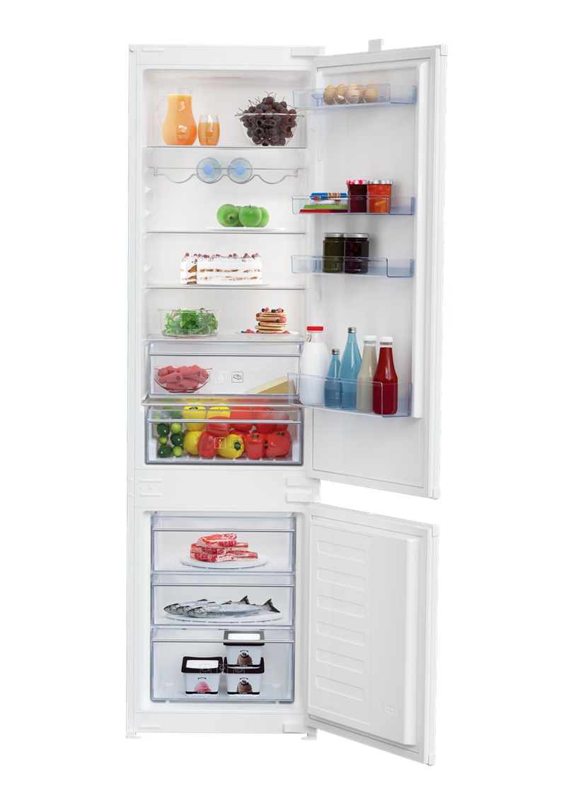 Frigorifero BCSA306K3SN Bianco Combinato 193.5lt Incasso
