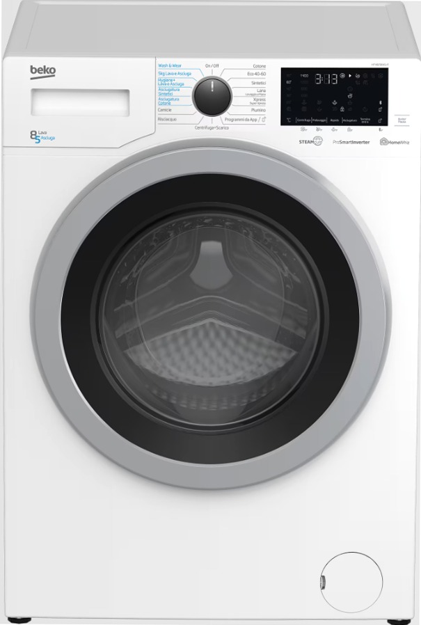 HTV8736XS-IT: Lavasciuga a Vapore SteamCure™, 8/5 kg, 1400 giri/min