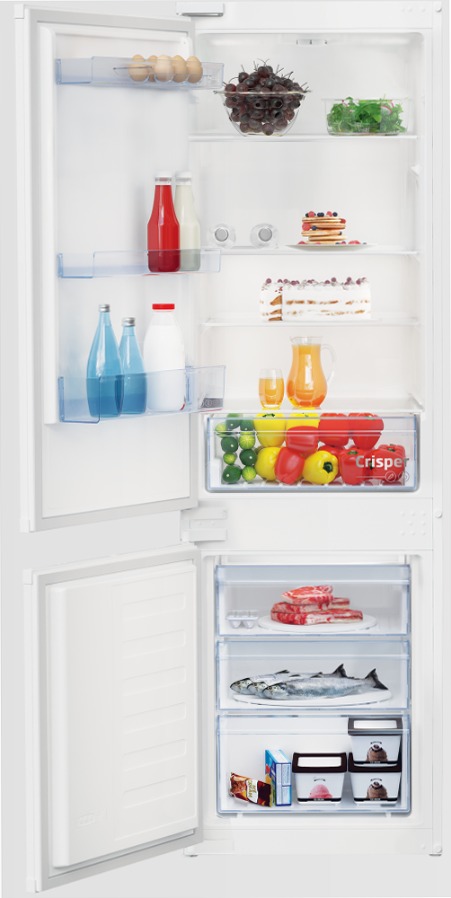 Frigorifero BCSA285K4SN LH Bianco E Combinato 177.5lt