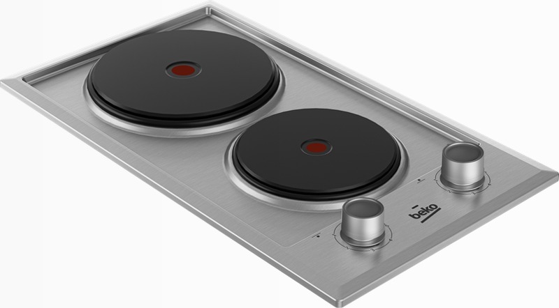 HDCE 32201 X: 30 cm Elettrico Piano Cottura da Incasso Acciaio 2