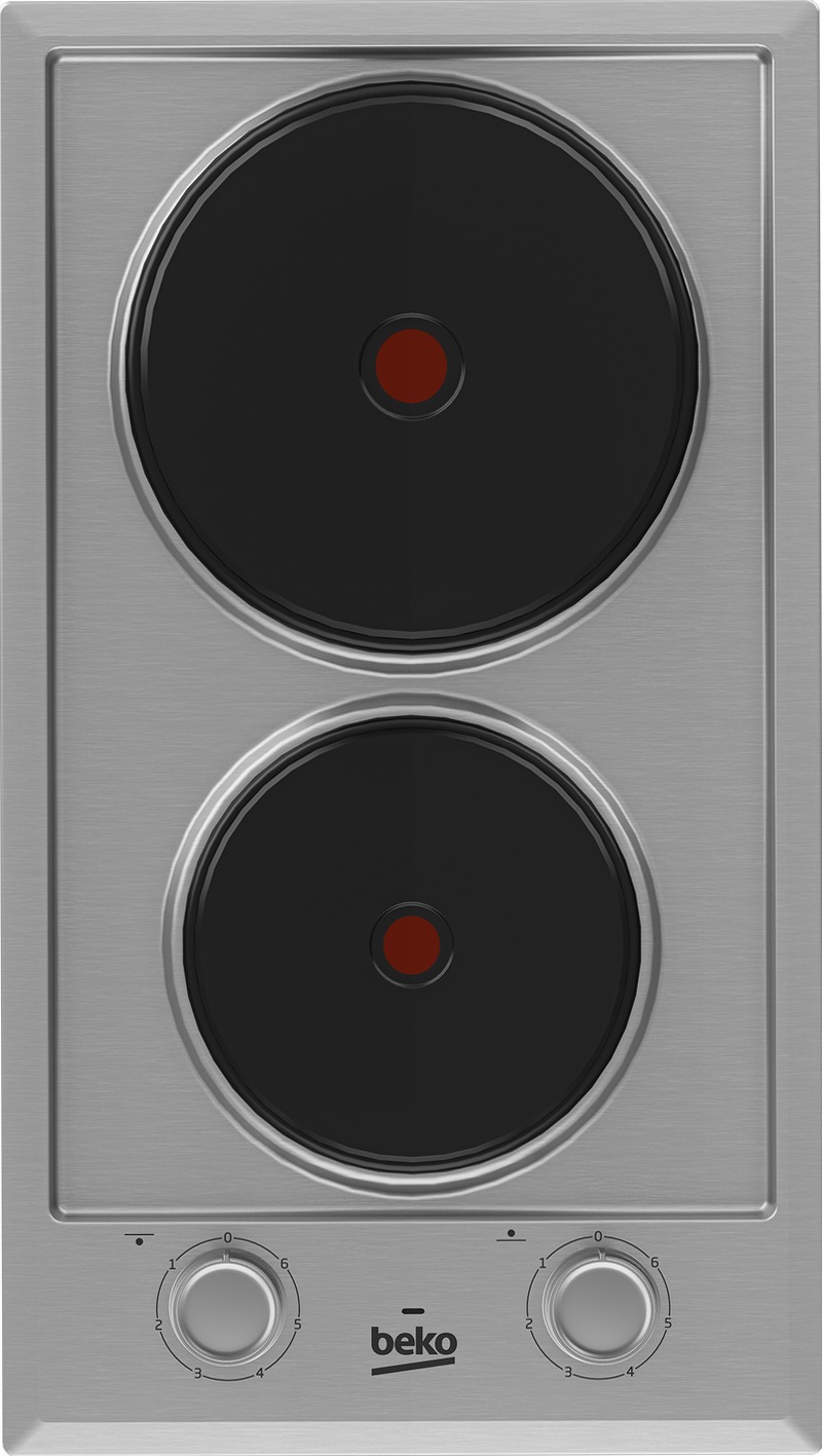 HDCE 32201 X: 30 cm Elettrico Piano Cottura da Incasso Acciaio 2