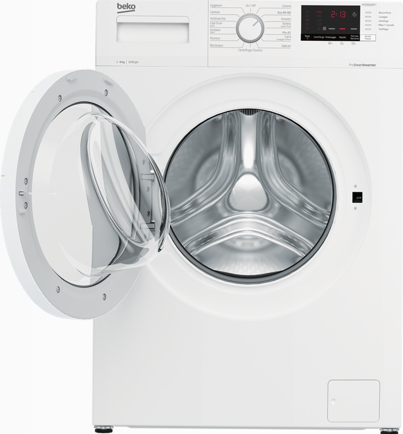 Lavatrice 6 kg Slim WUXS61032WI-IT 1000rpm 6kg Bianco