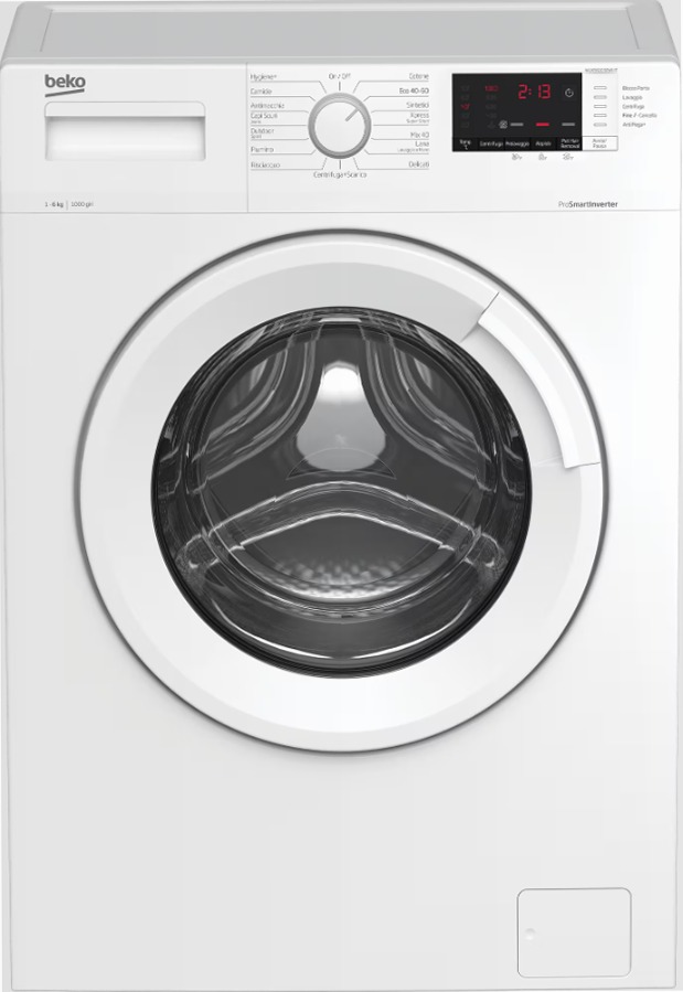 Lavatrice 6 kg Slim WUXS61032WI-IT 1000rpm 6kg Bianco