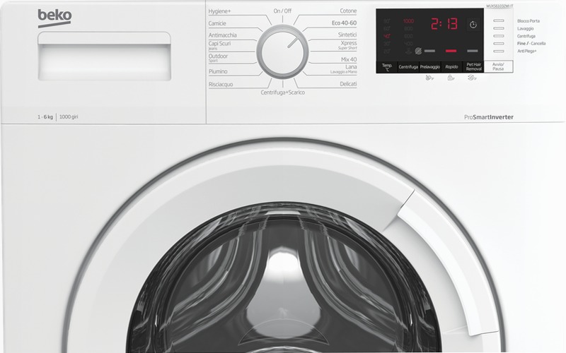 Lavatrice 6 kg Slim WUXS61032WI-IT 1000rpm 6kg Bianco