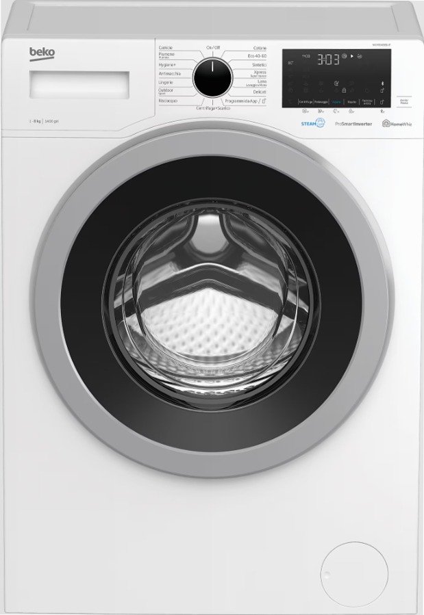 Lavatrice a Vapore SteamCure™ WUY81436SI-IT 1400rpm 8kg Bianco