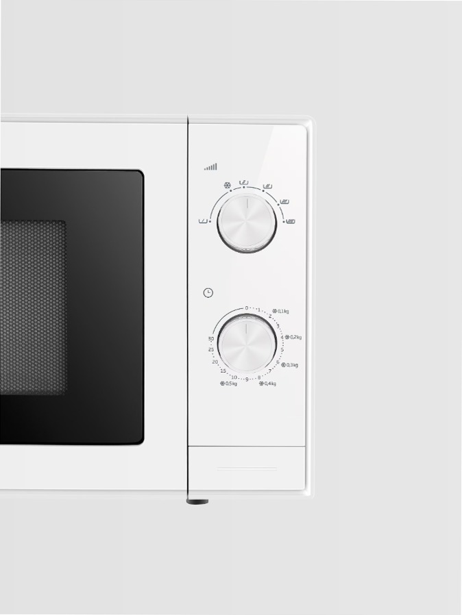 MOC20100W: Microonde 700 Watt, 20 Litri Bianco