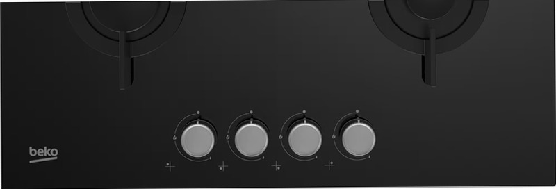 HILG 64222 S: Piano a Gas 4 Bruciatori 60 cm Nero