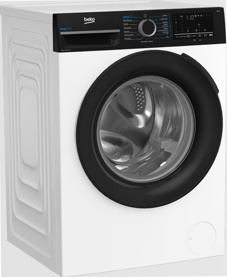 Lavatrice EnergySpin 9kg, Classe A 1400rpm 9kg Bianco