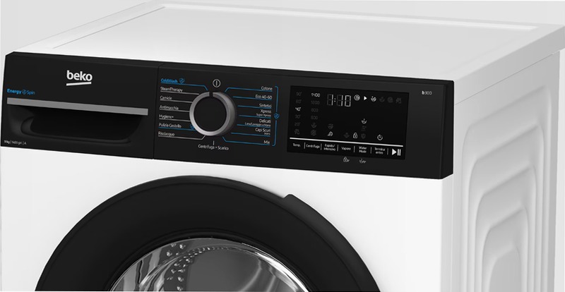 Lavatrice EnergySpin 9kg, Classe A 1400rpm 9kg Bianco