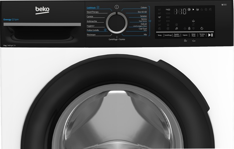 Lavatrice EnergySpin 9kg, Classe A 1400rpm 9kg Bianco