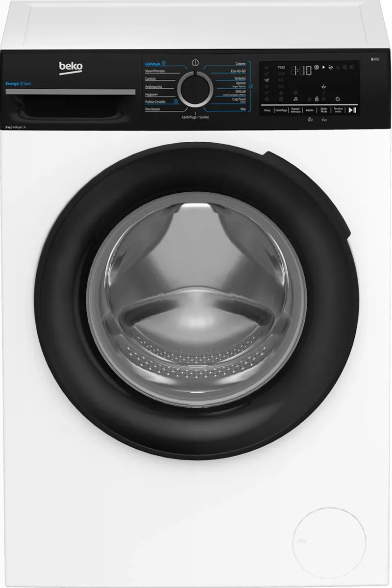 Lavatrice EnergySpin 9kg, Classe A 1400rpm 9kg Bianco