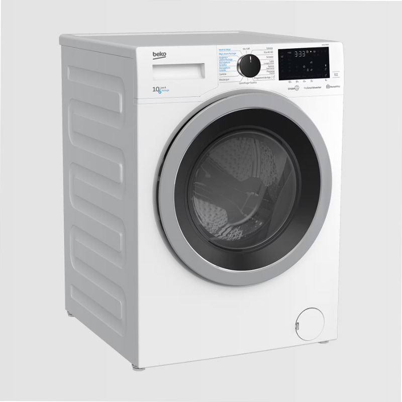HTE10736XS: Lavasciuga a Vapore SteamCure™, 10/6 kg, 1400 giri/min