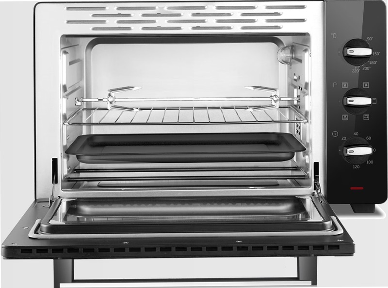 BMOF45B: Forno Elettrico, 2000 Watt, 45 L, Colore Nero