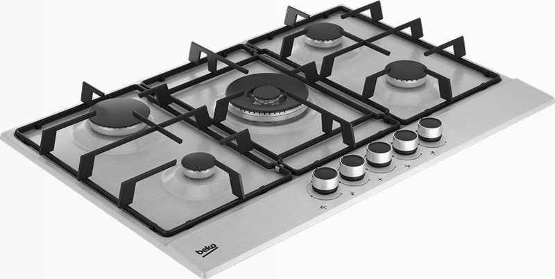 HIAW75223SXE: Piano a Gas PractiClean 75 cm Acciaio 4