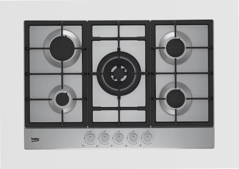 HAW752C5SX: Piano Cottura Gas 75 cm Acciaio A 4