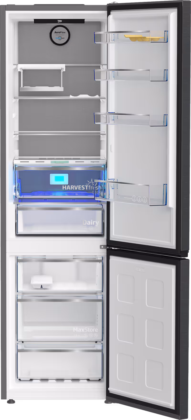 B5RCNE406LXBRW: Frigorifero Combinato Beyond, Total No-Frost, 59.5 cm