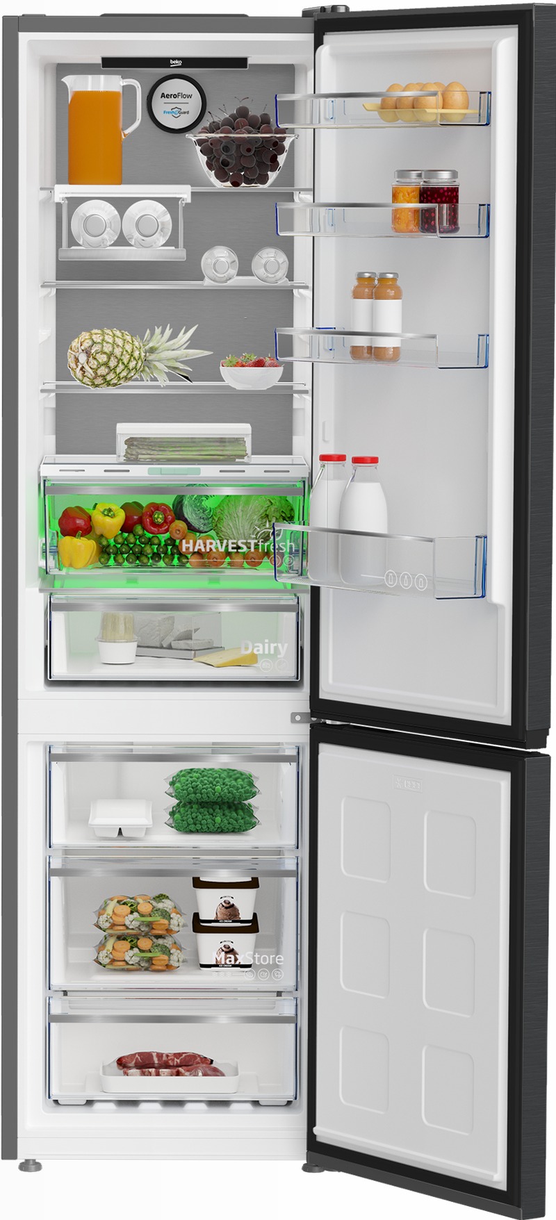 B5RCNE406LXBRW: Frigorifero Combinato Beyond, Total No-Frost, 59.5 cm